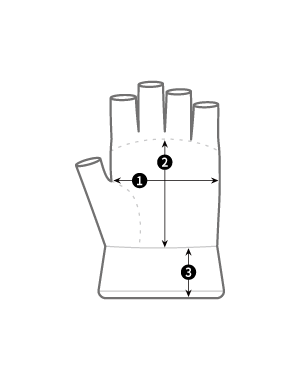 HOWLIN'｜ (STRIPED NO FINGERS GLOVES SURF) Gloves that hot sale have no fingers